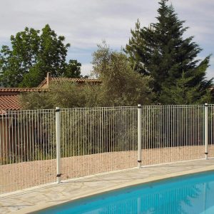 Garde-corps piscine en situation