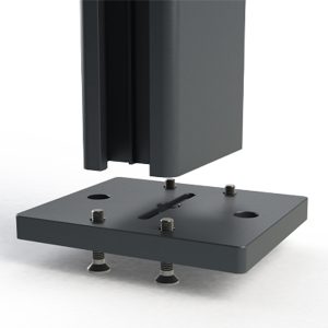 La platine alu tauzin à visser