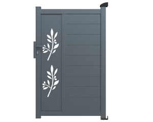 Portillon en aluminium 