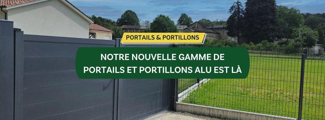 Notre nouvelle gamme de portails et portillons alu est là !