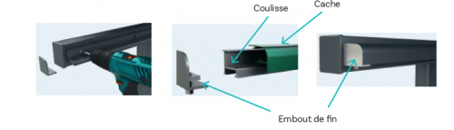 tuto pose de coulisse de guidage supérieur pour installation portail coulissant Burdigalu