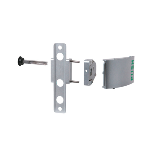 accessoires portails et portillons : poignée de portillon avec kit push