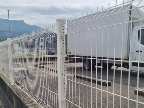 clôture industrielle : panneau rigide 3D+